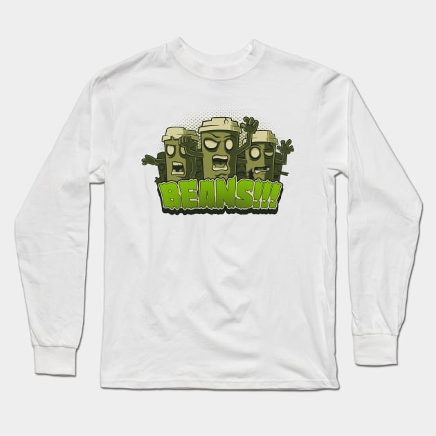 BEANS! Long Sleeve T-Shirt by shumaza